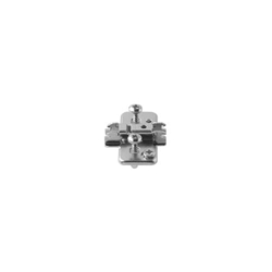 Blum CLIP Kreuzmontageplatte (37/32), 3mm Distanz, EXPANDO (vormontierte Spezialschrauben mit Spreizdübel), HV: Exzenter (±2mm), Stahl, vernickelt (VE:50) Nr. 174H7130E