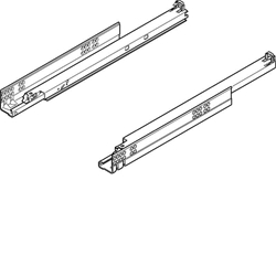 Blum TANDEM plus BLUMOTION Vollauszug, Führung, 30 kg, NL=400 mm, für Kupplung, links/rechts, verzinkt (VE:6) Nr. 560H4000B