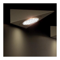 LED DreieckleuchteGiza 3er Set WW mit Schalter u. Konverter 3x1,6 Watt Edelstahlgehäuse Nr. DO.218.6216.B