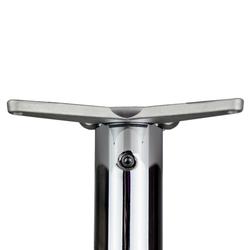 Tischbeinset 60x710-740mm Verchromt (4 Stück im Set) Nr. 312 109800