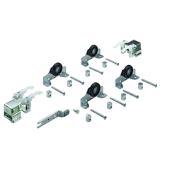 Hettich Schiebetürbeschläge-Set (Türanzahl: 2), 50kg TopLine 1 45076, TS 16-19mm, für einliegende Türen TB 500mm, TH 1500-2500mm