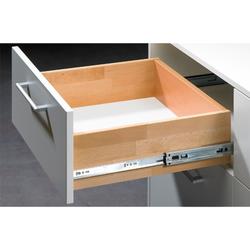 Hettich Kugelauszug, KA 5632, 73276, 250mm für Holzschubkasten, Stahl, verzinkt Präzisions-Vollauszug, Mindestkorpustiefe 254mm