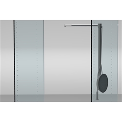 Kleiderlift, Single-Lift rechts, grau, 12 Kg A.101.35 / 0073583