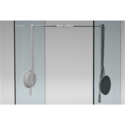 Kleiderlift, Single-Lift rechts, grau, 12 Kg A.101.35 / 0073583