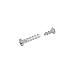 Hettich Verbindungsschraube, M4, Plattendicke 28-36mm VHS 32/27 79659, Stahl, vernickelt