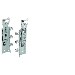 Hettich Schrank-Aufhänger, für Schienenaufhängung SAH 215, 79716, Stahl verzinkt, Montage hinter der Rückwand, 3-dimensional verstellbar