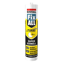 Soudal Fix All Turbo weiß Kartusche a 290ml SMX Hybrid Polymer Nr. 122237