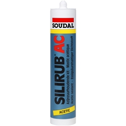 Soudal Silikon E braun Kartusche a 310ml Silirub AC Nr. 101447