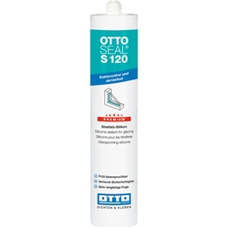 Premium-Glasfalz-Silikon OTTOSEAL S 120 Kartusche a 310ml, C742 Kastanie Nr. 1802400