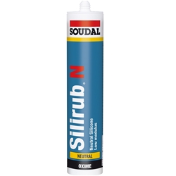 Soudal Silikon Silirub N, Kartusche a 300ml, weiß Nr. 120717 (Palette a 1500 Stk.)