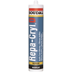 Soudal Riss- & Fugendicht Repa-Cryl D Kartusche á 310ml plastoelastische 1K-Spachtelmasse Nr. 106184