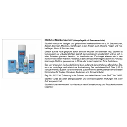 Ballistol-Stichfrei-Mückenschutz Hautpflegeöl mit Sonnenschutz, 125ml Spray Nr. 26810 EAN 4017777268102