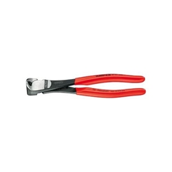 Knipex Kraft-Vornschneider mit Kunststoff überzogen schwarz atramentiert 160 mm Nr. 67 01 160