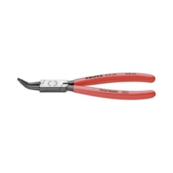 Knipex Sicherungsringzange für Innenringe in Bohrungen 45° gewinkelt mit Kunststoff überzogen schwarz atramentiert 140 mm Nr. 44 31 J12