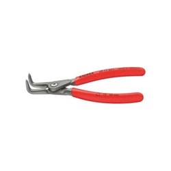 Knipex Präzisions-Sicherungsringzange für Außenringe auf Wellen mit rutschhemmendem Kunststoff überzogen grau atramentiert 130 mm Nr. 49 21 A11