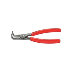 Knipex Präzisions-Sicherungsringzange für Außenringe auf Wellen mit rutschhemmendem Kunststoff überzogen grau atramentiert 130 mm Nr. 49 21 A11