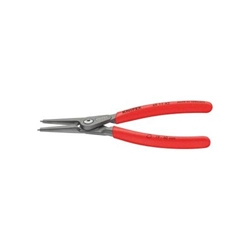 Knipex Präzisions-Sicherungsringzange für Außenringe auf Wellen mit rutschhemmendem Kunststoff überzogen grau atramentiert 140 mm Nr. 49 11 A1