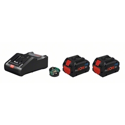 Bosch Akku Starter-Set mit 2 x 18V 8 Ah ProCore Akkus und Ladegerät GAL 18V -160C Nr. 1600A016GP