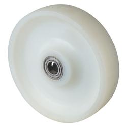 Rad, Rad Ø 250mm, Kunststoff weiß, Radb. 60mm, Nabenl. 60mm, Kugellager, Radk. Kunststoff, Tragkr. 1.400kg Nr. B15.251