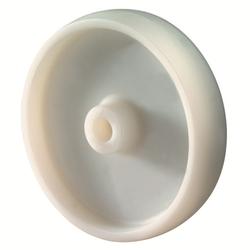 Rad, Rad Ø 200mm, Kunststoff weiß, Radb. 50mm, Nabenl. 58mm, Gleitlager, Radk. Kunststoff, Tragkr. 550kg Nr. A90.202
