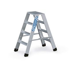 Zarges Seventec B Stufen-Stehleiter 2x4 Stufen, Leiterlänge 0,97m, Arbeitshöhe 2,45m Nr. 40354