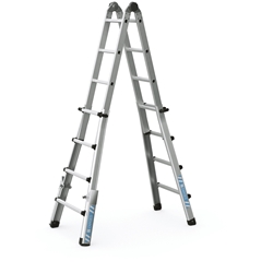Zarges Variotec V Teleskopleiter 4x4 Sprossen, Leiterlänge max. 4,17m, Arbeitshöhe 4,95m Nr. 42437