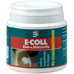 E-COLL PU-Schaum-Entferner 150ml Dose, Reinigungsmittel zur Entfernung von ausgehärtetem PU-Schaum