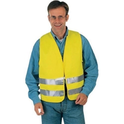 Warnweste, PVC, EN 471, Einheitsgröße, gelb EAN 4025888156607