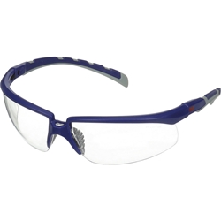 3M™ Brille Solus, blau/grau, beschlagfrei, kratzfest, klare Scheibe EAN 4054596733015