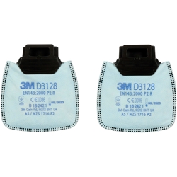 3M™ Partikelfilter D3128, P2R mit Aktivkohle EAN 51131277977