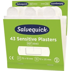 CEDERROTH Salvequick Nachfüllpack 6x43 Pflaster, Sensitive EAN 7310610069438