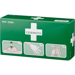 CEDERROTH Set aus 1xBeatmungsmaske, 2xPaar Handschuhe, 2xReinigungstücher EAN 7310610025960