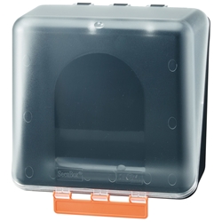 Gebra Aufbewahrungsbox SECU Midi ohne Gebotszeichen, transparent EAN 4002321422000