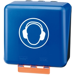 Gebra Aufbewahrungsbox SECU Midi Standard, für Gehörschutz, blau EAN 4002321421041