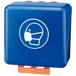 Gebra Aufbewahrungsbox SECU Midi Standard, für leichten Atemschutz, blau EAN 4002321421072