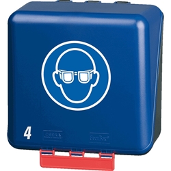 Gebra SECU-Box Midi 4 für Schutzbrillen, blau EAN 4002321491020