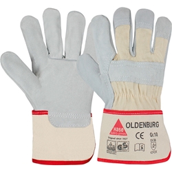 Hase Handschuh Oldenburg, Rind spaltleder, Gr. 10 EAN 4018949217102