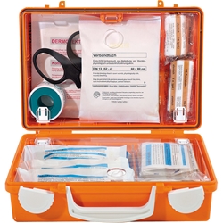 SÖHNGEN Erste-Hilfe-Koffer Quick Inhalt Standard, DIN 13157, gefüllt, orange EAN 4250108801177