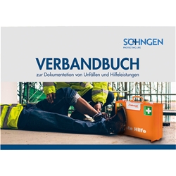 SÖHNGEN Verbandbuch DIN A5, mit vorgedruckten Spalten EAN 4250108806103