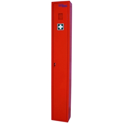 ultraMEDIC Stehschrank Erste-Hilfe ultraLOCKER 1350, orange, mit Füllung EAN 4030281056225