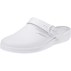 ABEBA Clog 7021, OB FO SRC, weiß