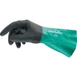 Ansell Handschuh AlphaTec 58-128, schwarz/grün