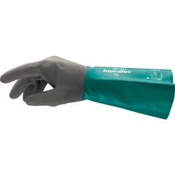 Ansell Handschuh AlphaTec 58-435, Nitril, grün/grau
