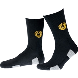 fortis Funktionssocke, ESD, schwarz/grau