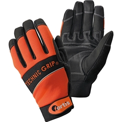 fortis Handschuh Technic Grip, orange/schwarz
