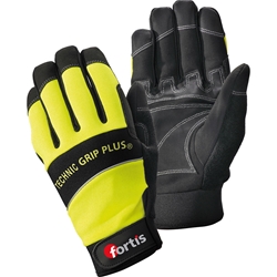 fortis Handschuh Technic Grip+, gelb/schwarz