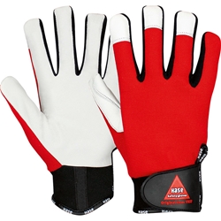Hase Handschuh PowerGrip3, Nappaleder mit Klettverschluss