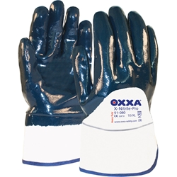 OXXA Handschuh X-Nitrile-Pro, Stulpe teilbeschichtet