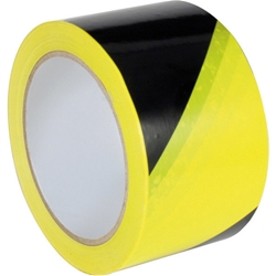 Warnband selbstklebend 66mx60mm gelb/schwarz