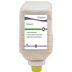 Solopol Handreinigungspaste 2000ml Softflasche, Hautreinigung vor, während und nach der Arbeit, Handreiniger mit starker Waschkraft, enthält Reibemittel